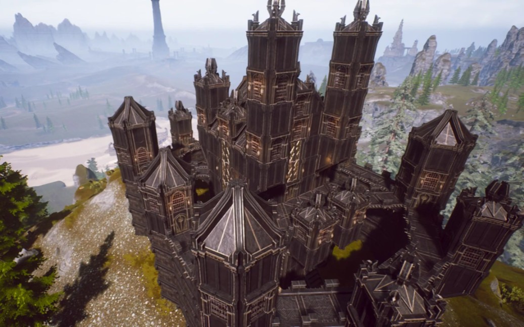 流放者柯南:建造一座哥特式城堡(西普塔岛)conan exiles.