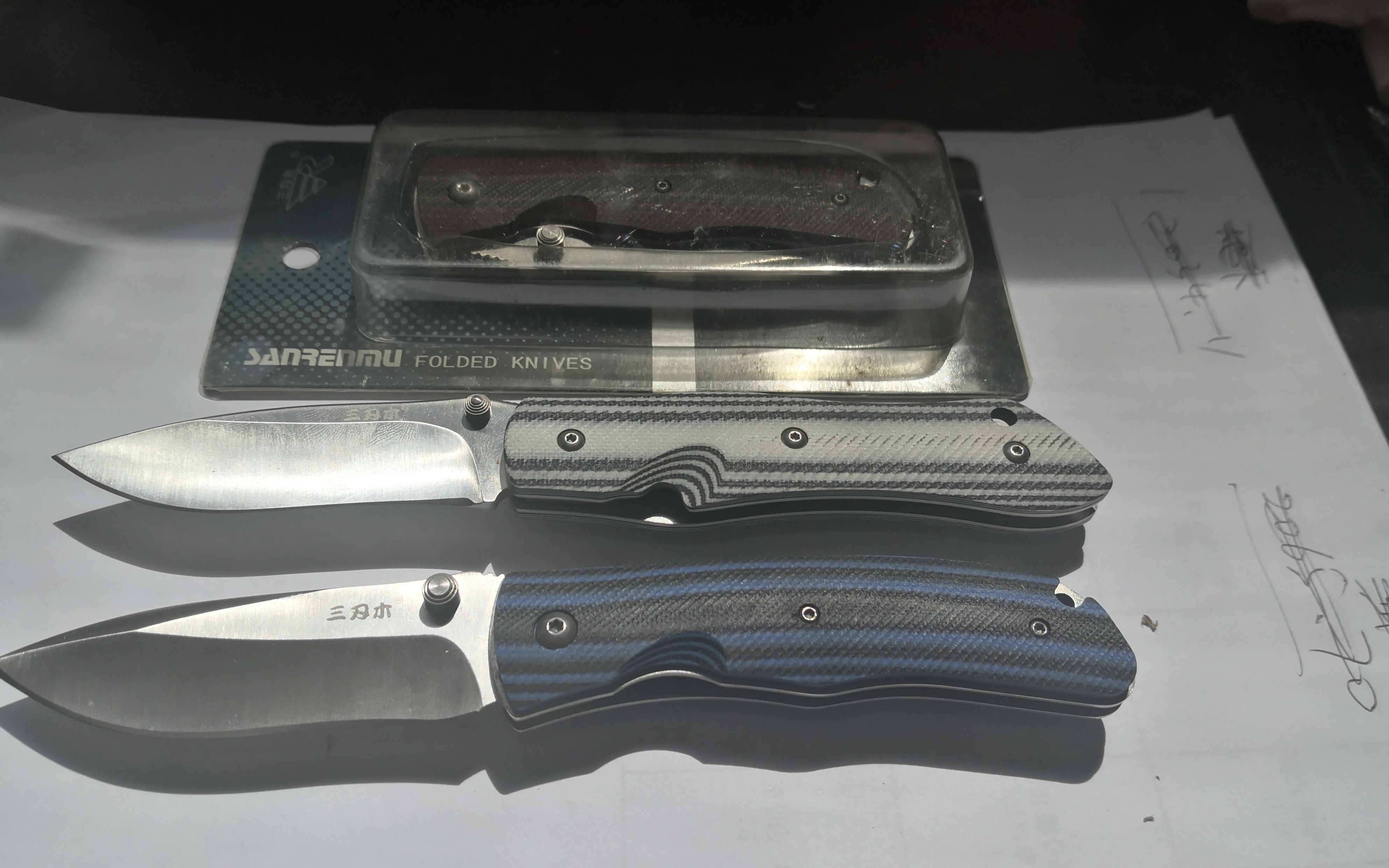 三刃木9051对比,三刃木9055折刀,三刃木折刀9055的粗略开箱视频,结尾