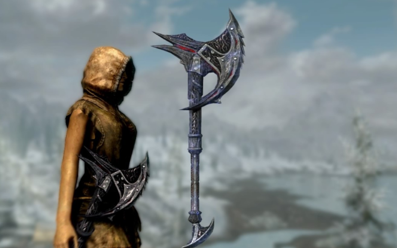 上古卷轴5 天际 开局快速获取【魔族武器】