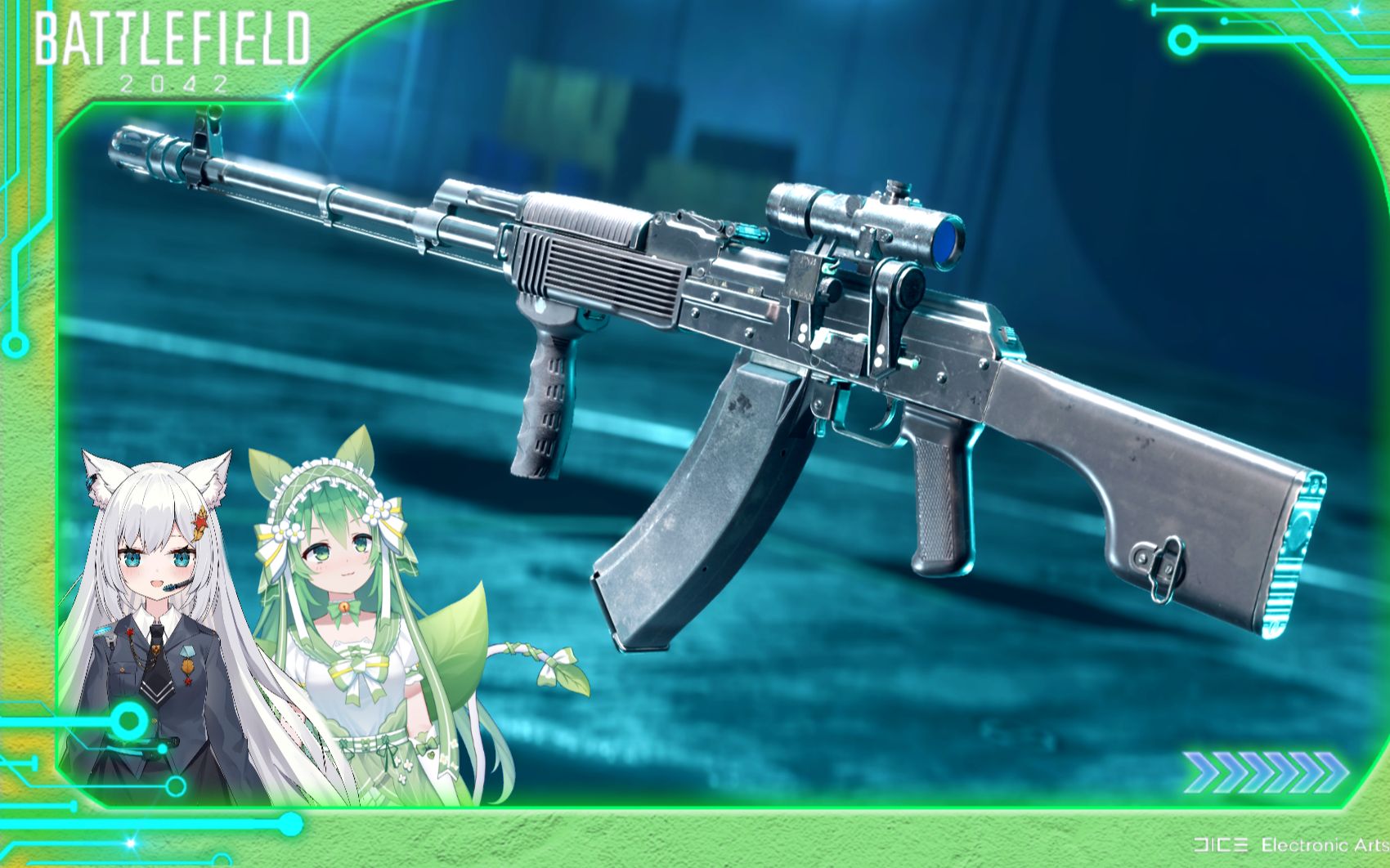 "加大加厚"rpk-74m支援型轻机枪【战地2042】