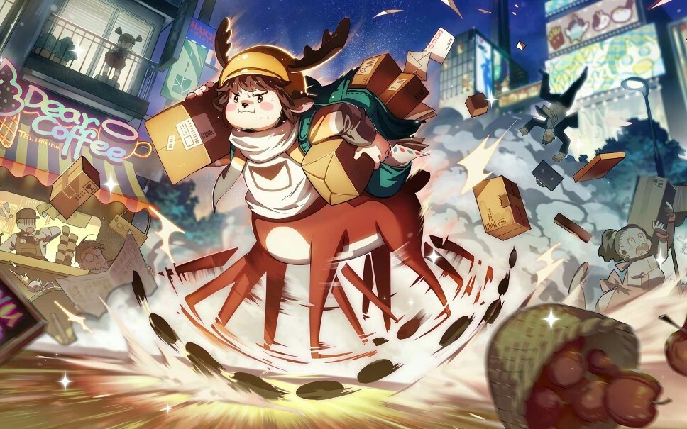 【小念】非人学园 这个可爱的小鹿居然是高价的打野刺客——鹿哩登场