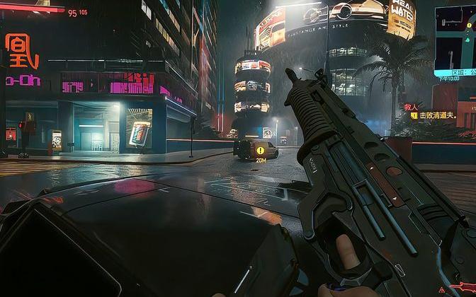 赛博朋克2077:坐车好好的又打架了,这2077年太乱!