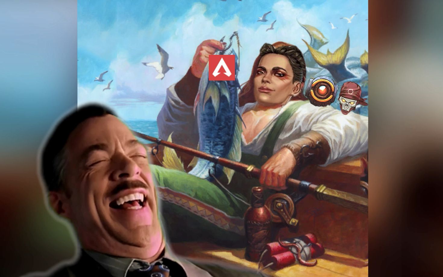 【美式鬼畜】a p e x 钓鱼王.exe_网络游戏热门视频