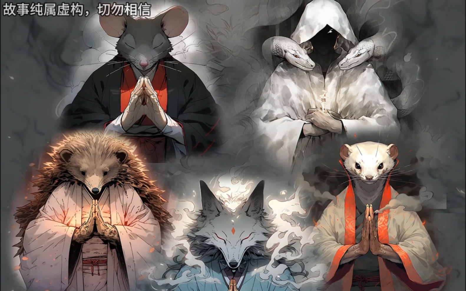 我刚出生就被爷爷拉来跪拜五仙 还不断烧香祈求收我为出马弟子 却引来