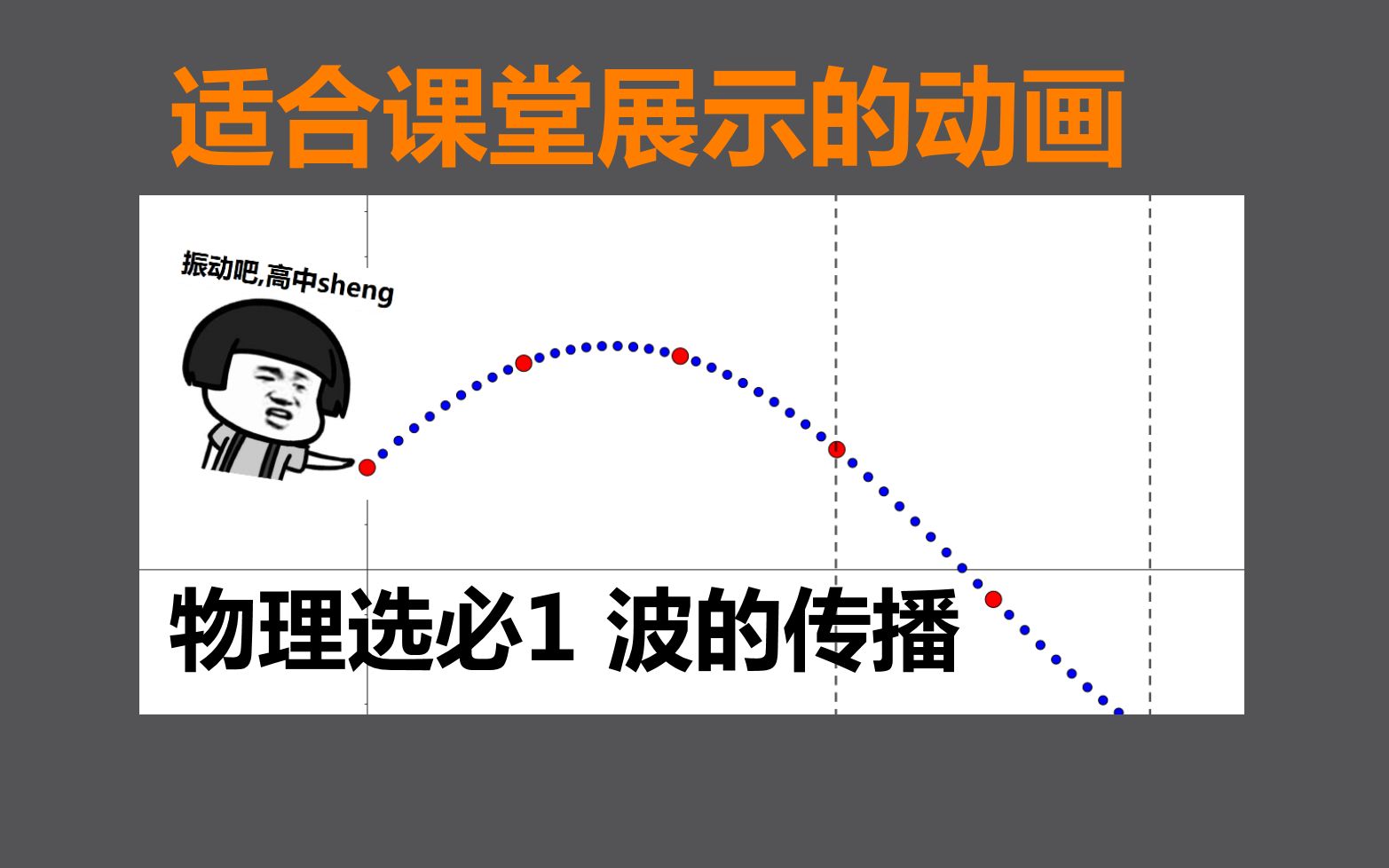 [图]【演示】适合课堂展示的动画 物理选择性必修1 波的产生