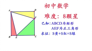 目标清华附中 解题时刻看到比值就大致能猜到怎么解了一视数学直毛朱