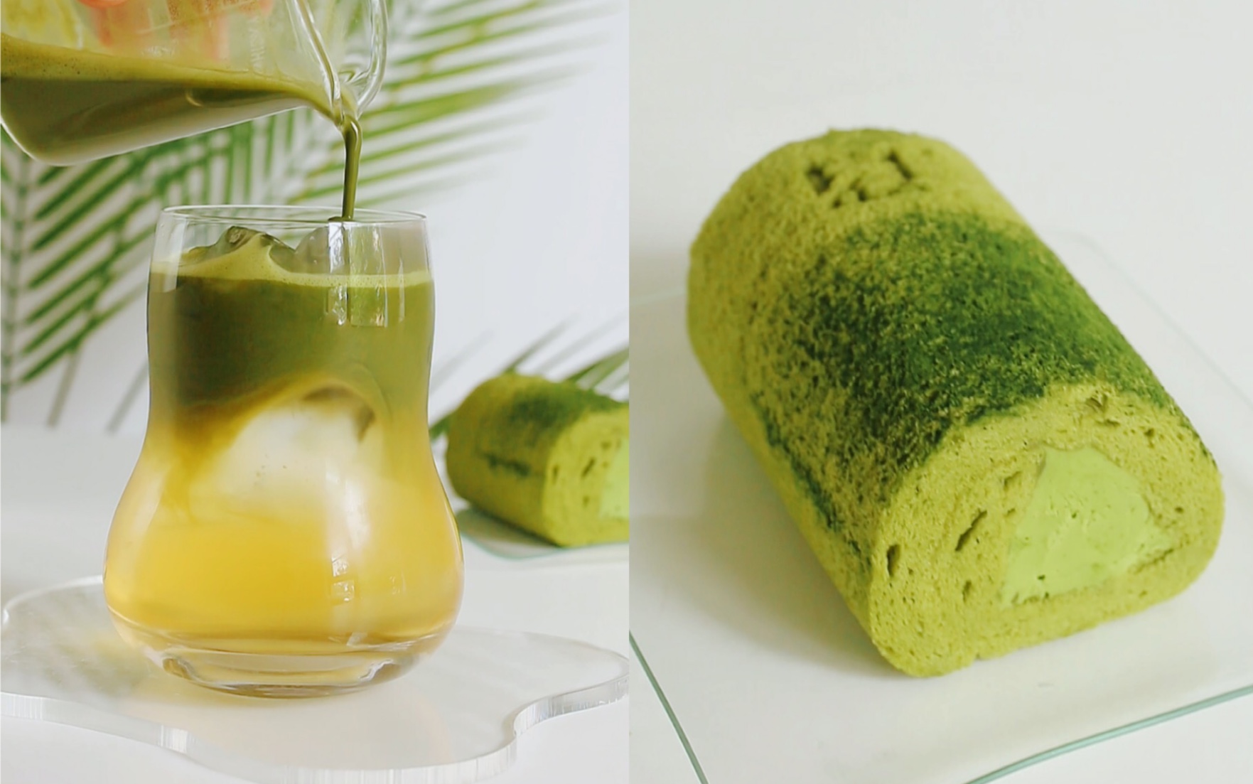 抹茶苹果汁简单却惊艳的搭配自制清爽夏日冰饮