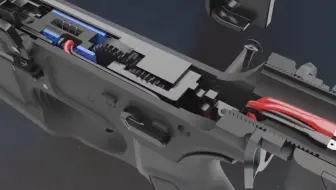 【欣赏】ar15型发射器 快调hop up 分体波箱 mosfet可编程火控 |  | airsoft水弹发射器内部构造 | 3D动画