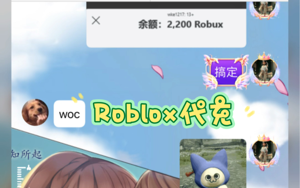 Roblox代充,开放VIP速充与慢充优惠价两种充值通道供你们选择哔哩哔哩bilibili