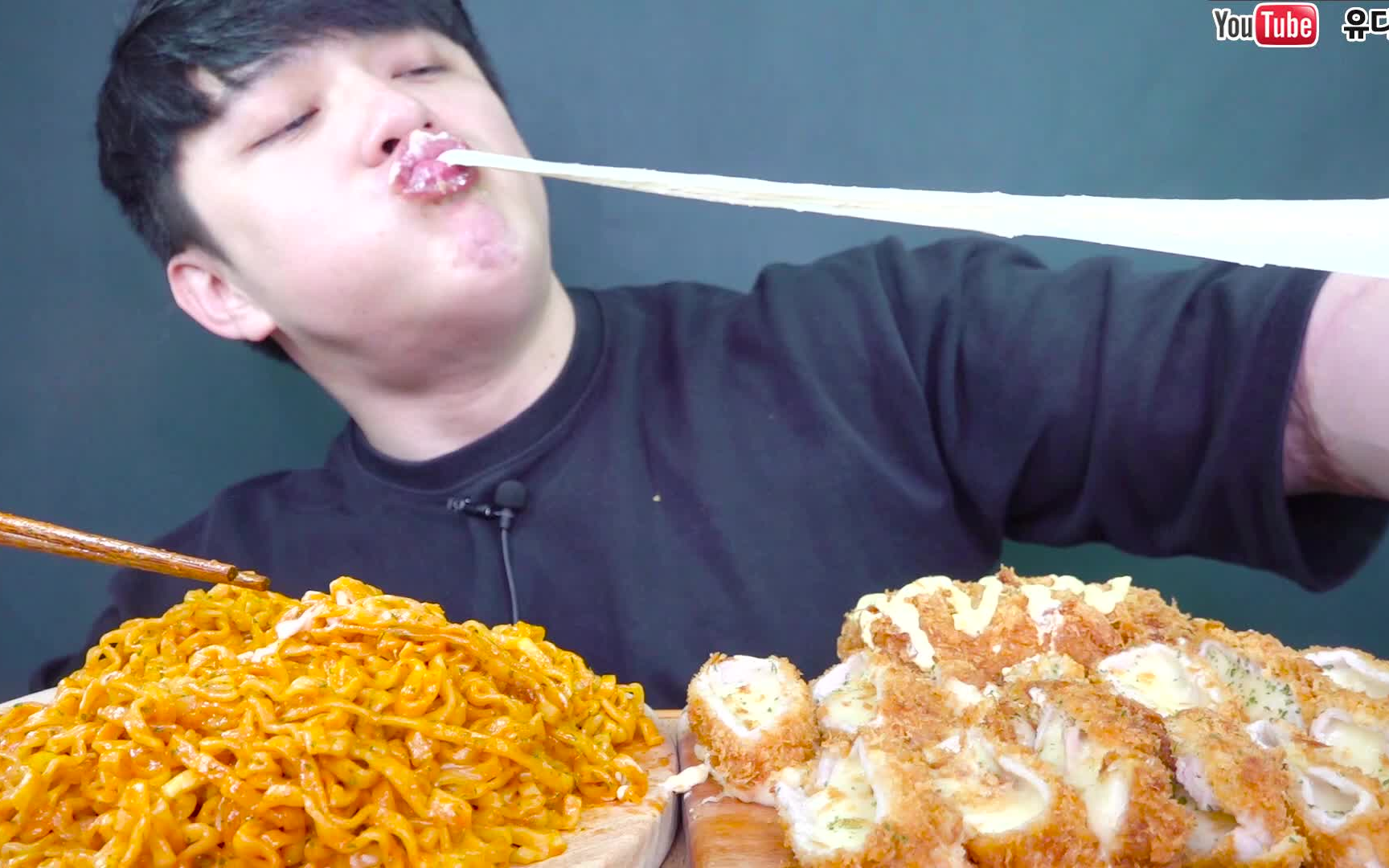 含倒放倍速深渊巨口udt小哥芝士合集大口吃真满足韩国大胃王吃播