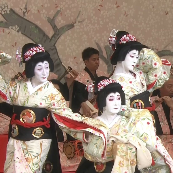 歌舞伎】京鹿子娘道成寺2010年道行-入钟_哔哩哔哩_bilibili