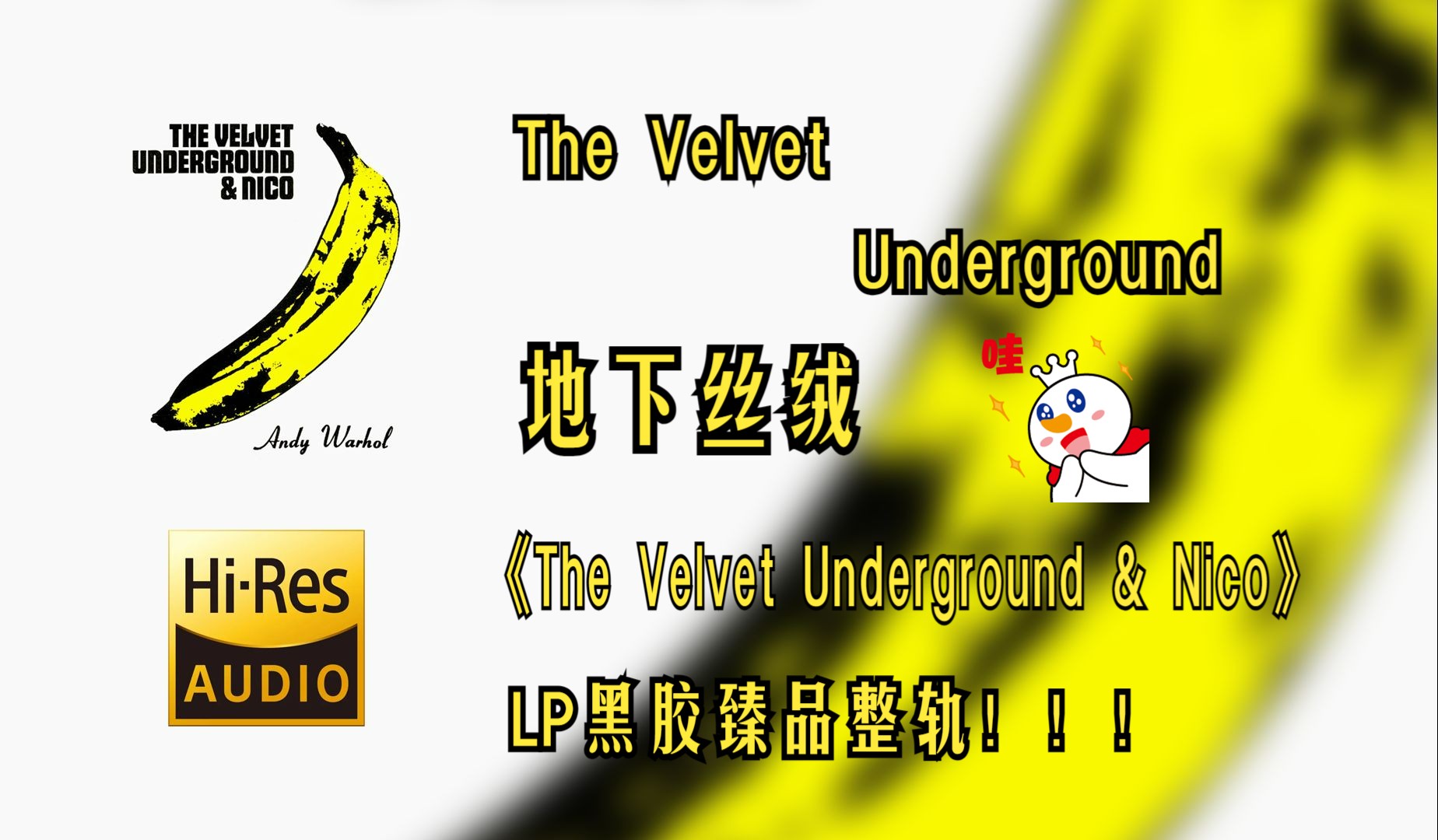 【HiRes无损音质4K整轨】地下丝绒乐队 | The Velvet Underground & Nico | 不可错过的黑胶臻品专辑,不信进来听~哔哩哔哩bilibili