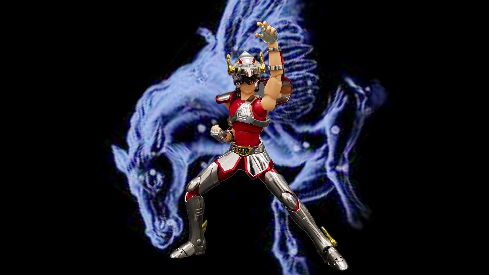 定格动画圣衣神话星矢制作的主题曲mv的星矢变身