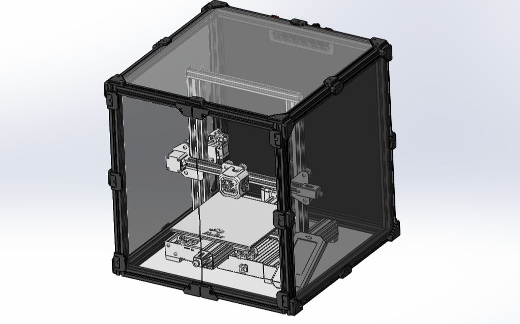 3d打印机封箱-voron版