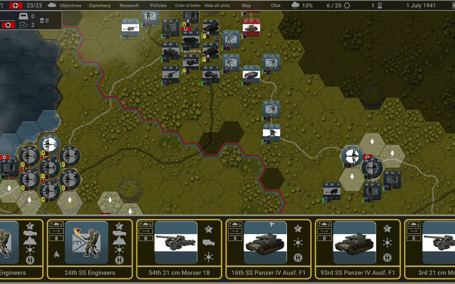 【hex of steel】【城堡行动】德军 列宁格勒之围 普通难度