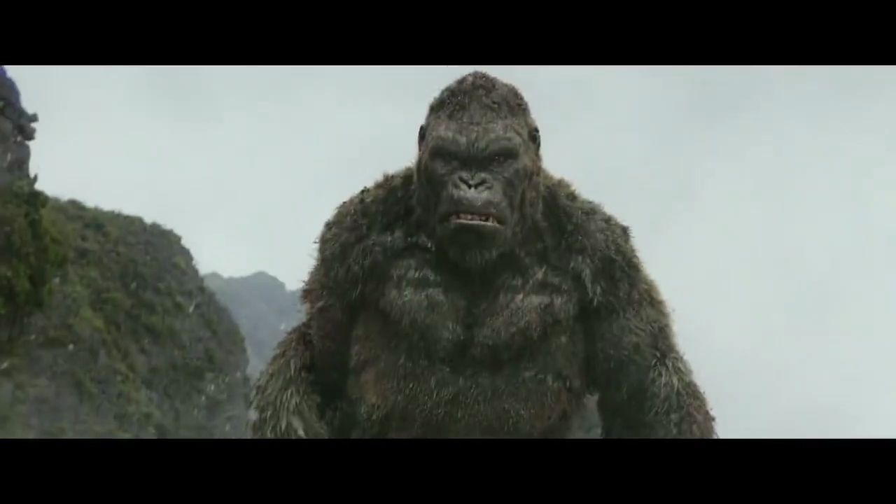 金刚骷髅岛片段骷髅爬行者被人类和金刚联盟杀掉厉害了我的大猿