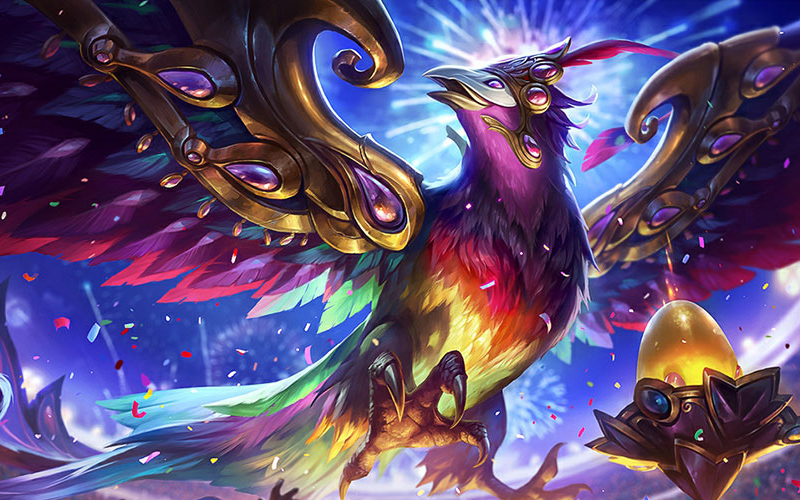 冰晶凤凰艾尼维亚庆典女皇皮肤浏览skinspotlight