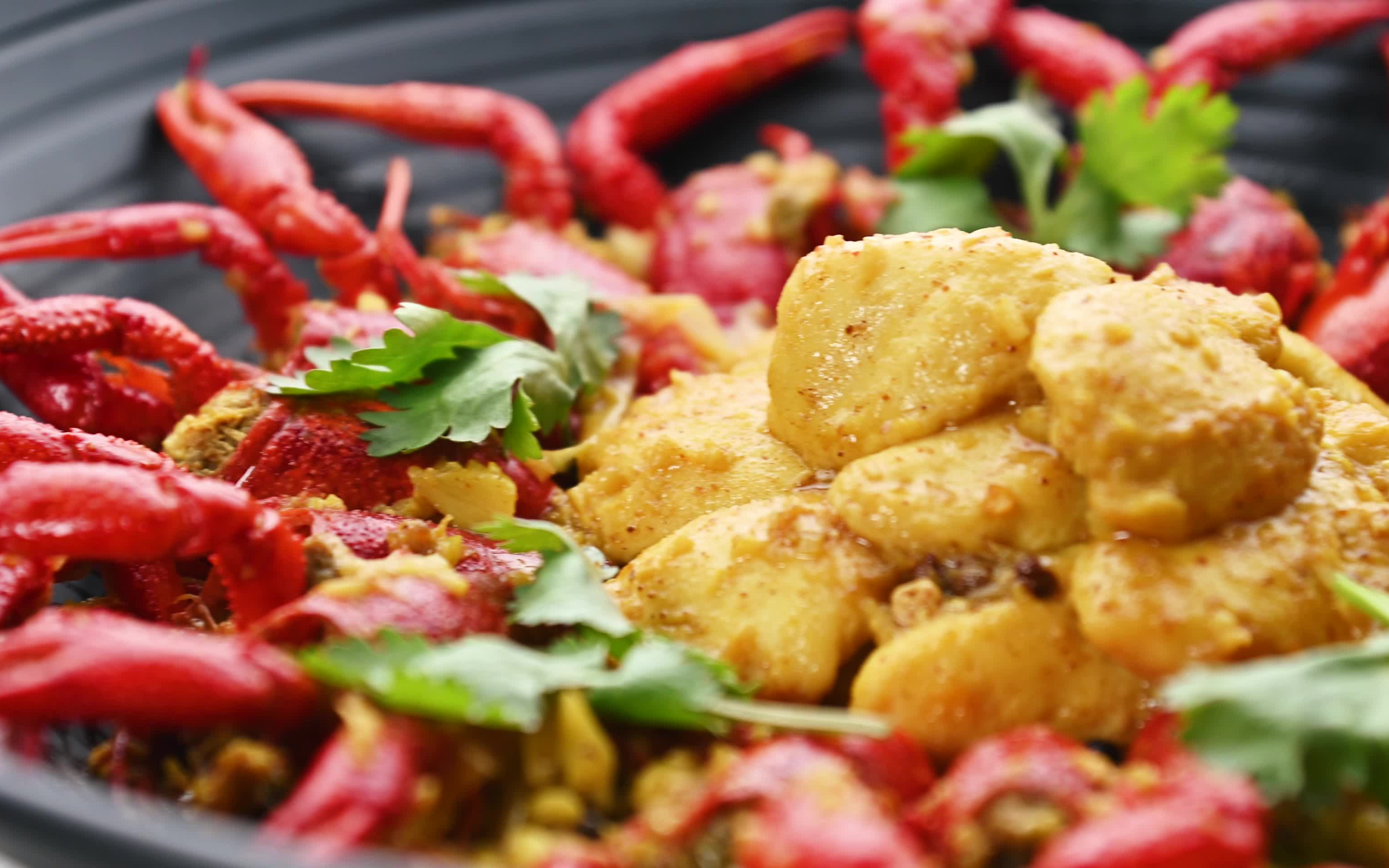 蒜香金汤小龙虾