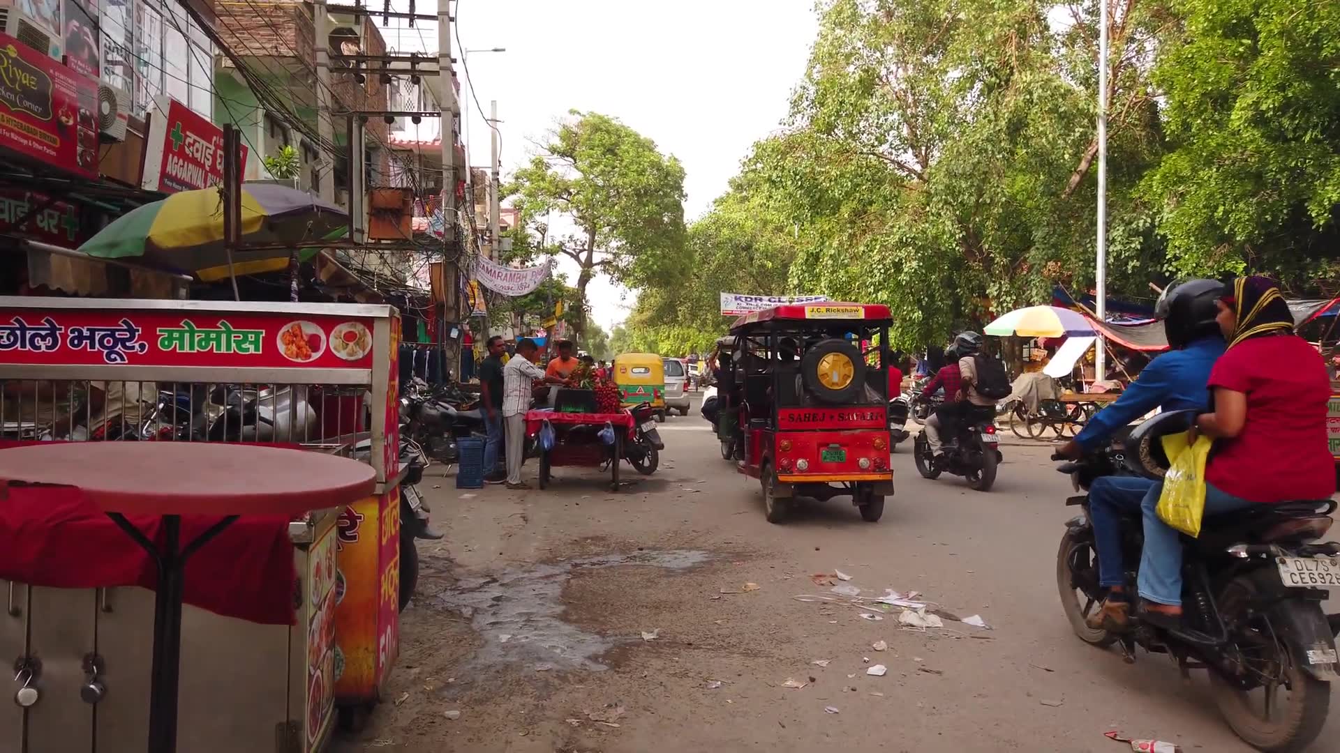 漫步印度德里街头delhi4kwalkmayurviharphase3marketplace