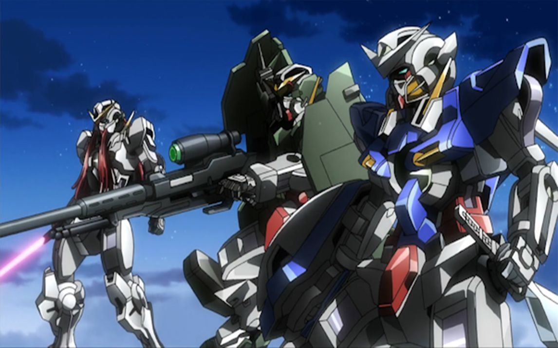 底牌丧失天人内讧历代机战动漫经典战斗场景高达00系列暴风雨来临前的