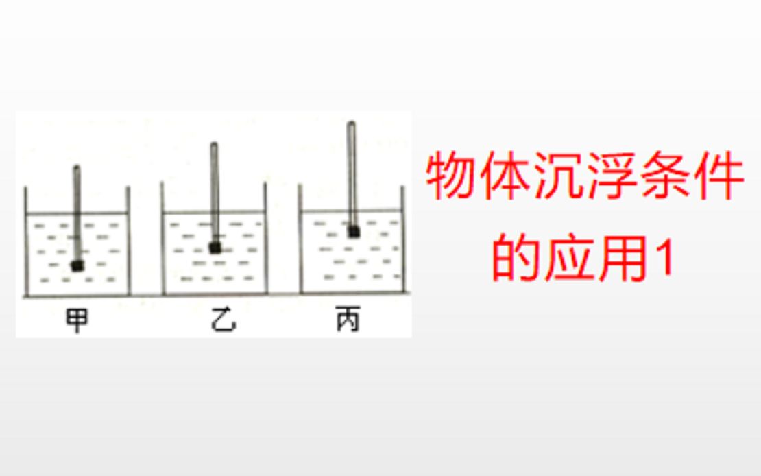 [图]物体沉浮条件的应用1