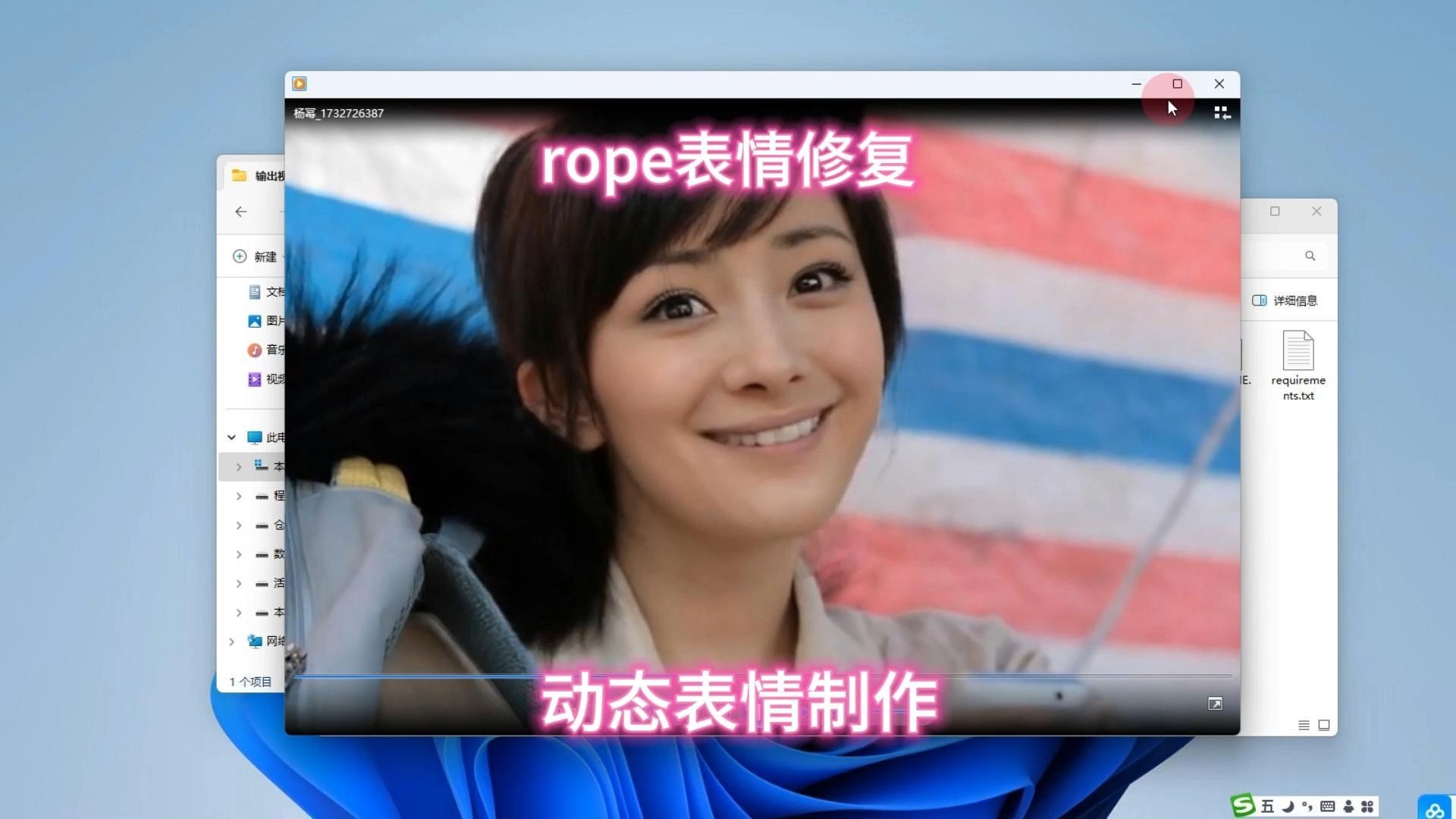 Rope,facefusion换脸工具最新版,增速版,直播版,图像静态和动态表情制作哔哩哔哩bilibili