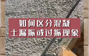 Descargar video: 建筑工地，如何区分混凝土漏振或过振现象❗❗❗