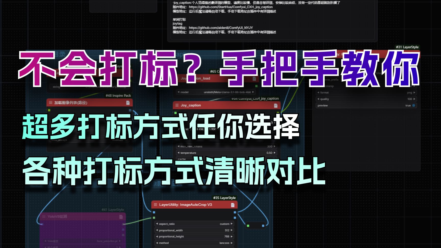 手把手教你打标丨lora训练模型微调必备,超多打标模型哔哩哔哩bilibili