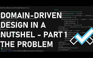 [中英字幕] C# in a NutShell 之 领域驱动设计(DomainDriven DESIGN with C# in a Nutshell)哔哩哔哩bilibili