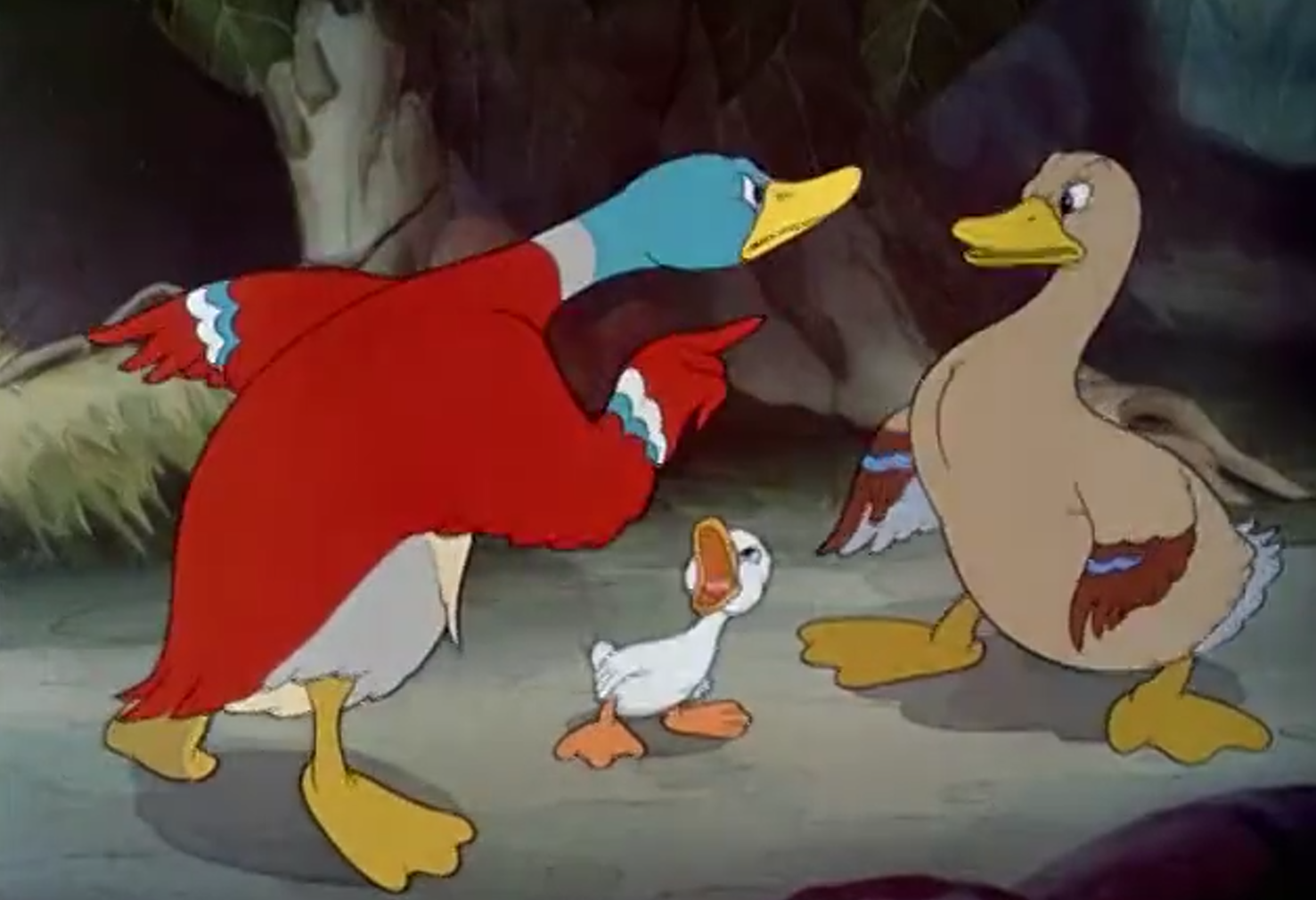 【丑小鸭】迪士尼经典动画短片 把鸭爸爸都整不会了 猫和老鼠既视感
