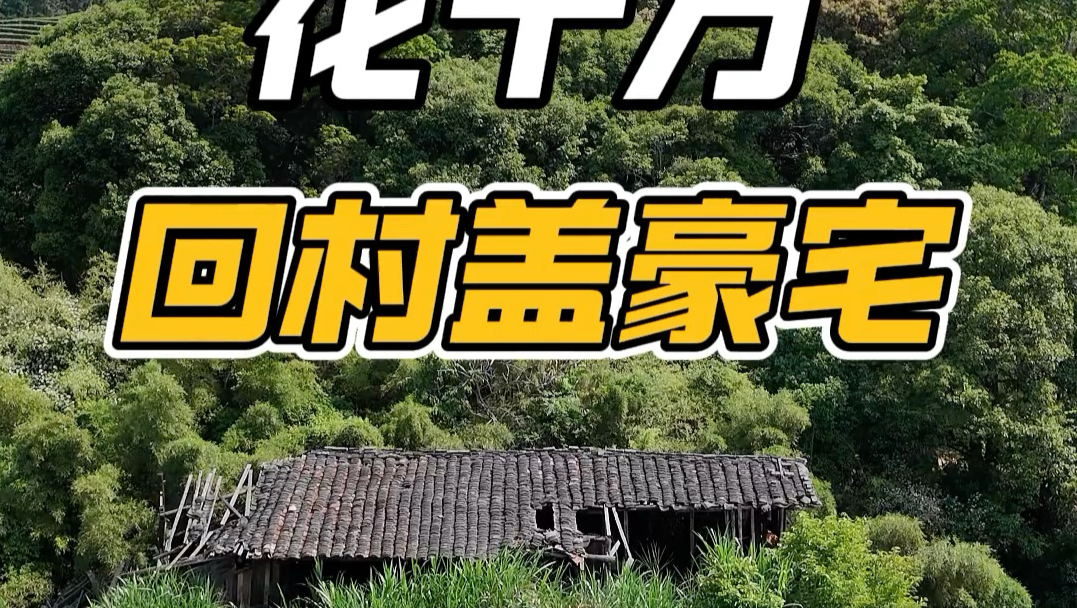 花十万回村盖豪宅，乡村别墅美翻天！