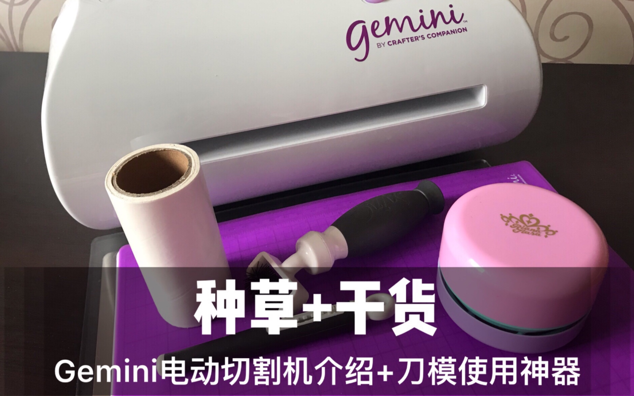 【种草+干货】【小猪头金】Gemini电动切割机介绍+刀模配合使用小神器哔哩哔哩bilibili