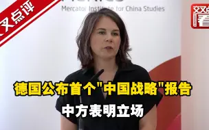 Download Video: 德国公布首个“中国战略”报告 中方表明立场