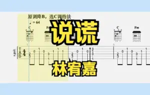 Download Video: 【吉他独奏】说谎（林宥嘉）