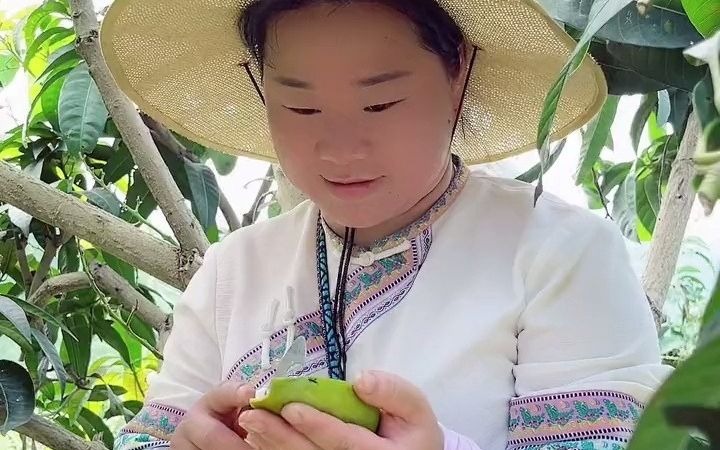 很多人说芒果生吃不酸吗?我来告诉你,百色的芒果就是这么牛哔哩哔哩bilibili