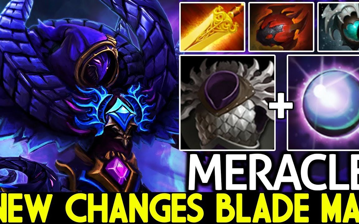 dota2meracle三代目新版刃甲配上幽鬼的折射也太舒服了bydota2high