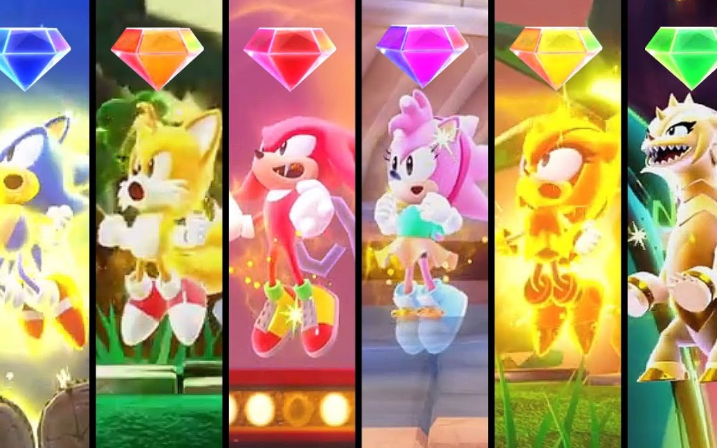 索尼克超级巨星全角色超级形态