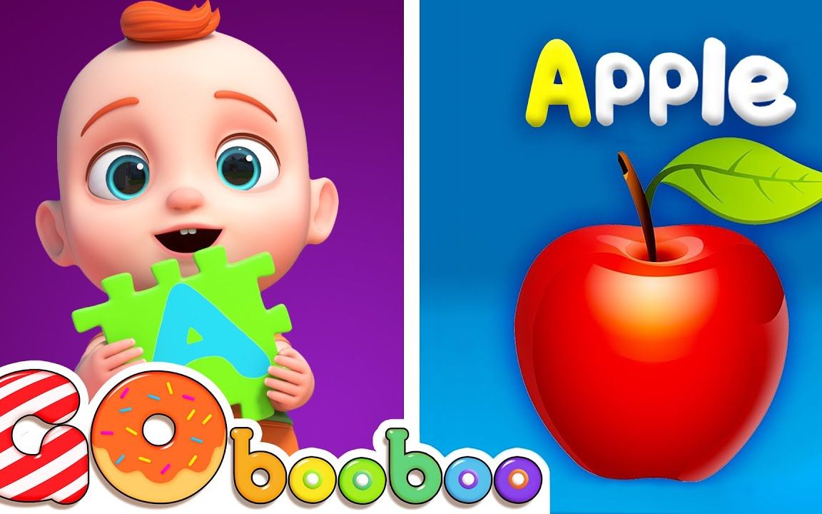 [图]【GoBooBoo英文儿歌】ABC SONG (Learn Alphabet) ABC歌（学习字母表） | GoBooBoo Nursery Rhymes