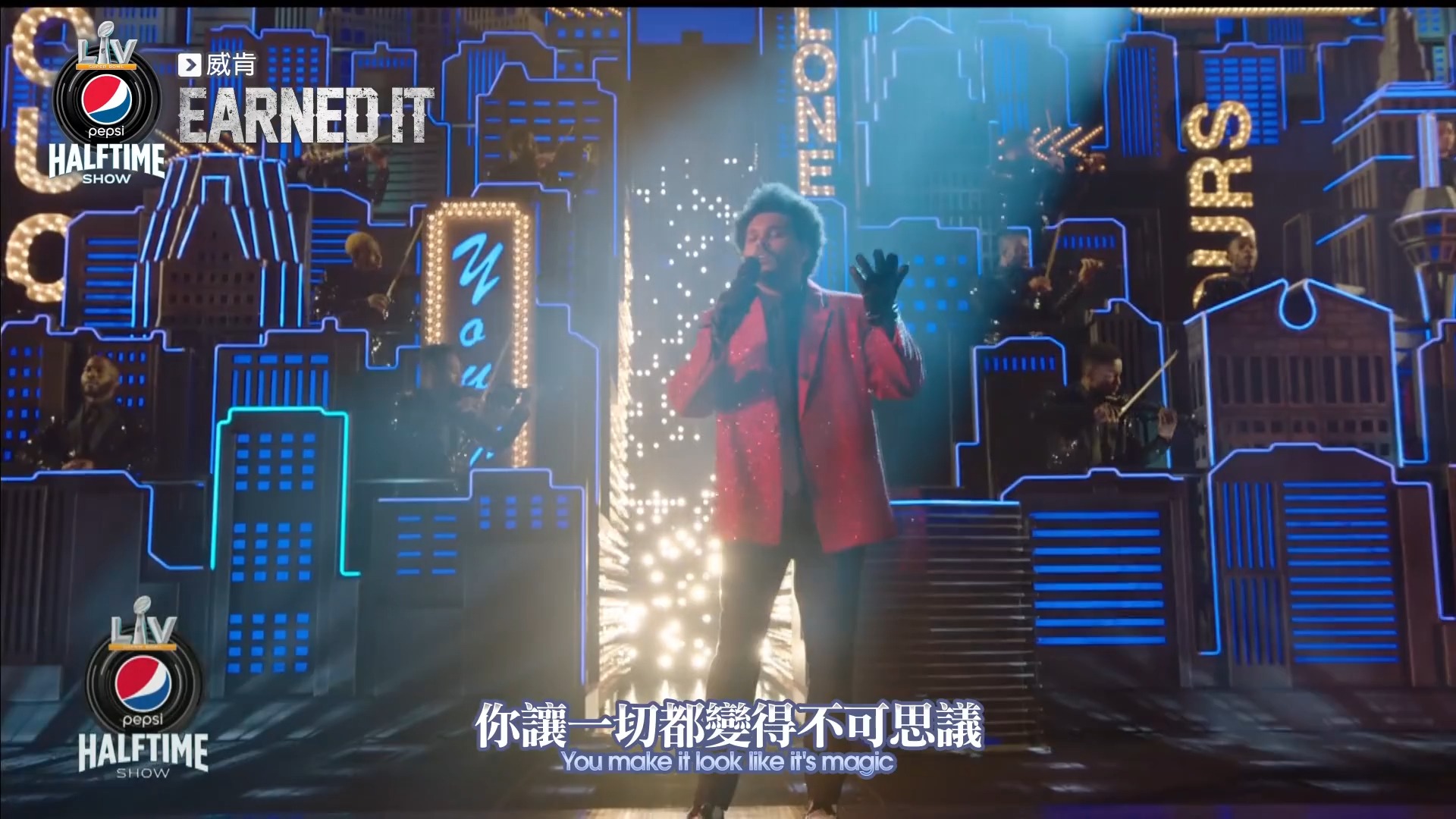 Weeknd  2021 Super Bowl哔哩哔哩bilibili