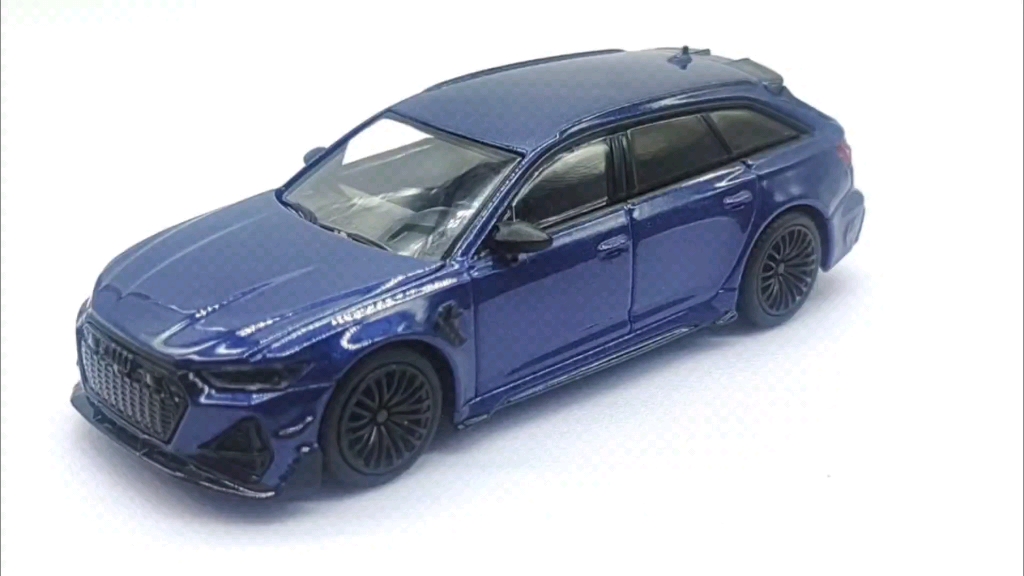 【minigt】574号 abt audi rs6 -r navarra blue metallic