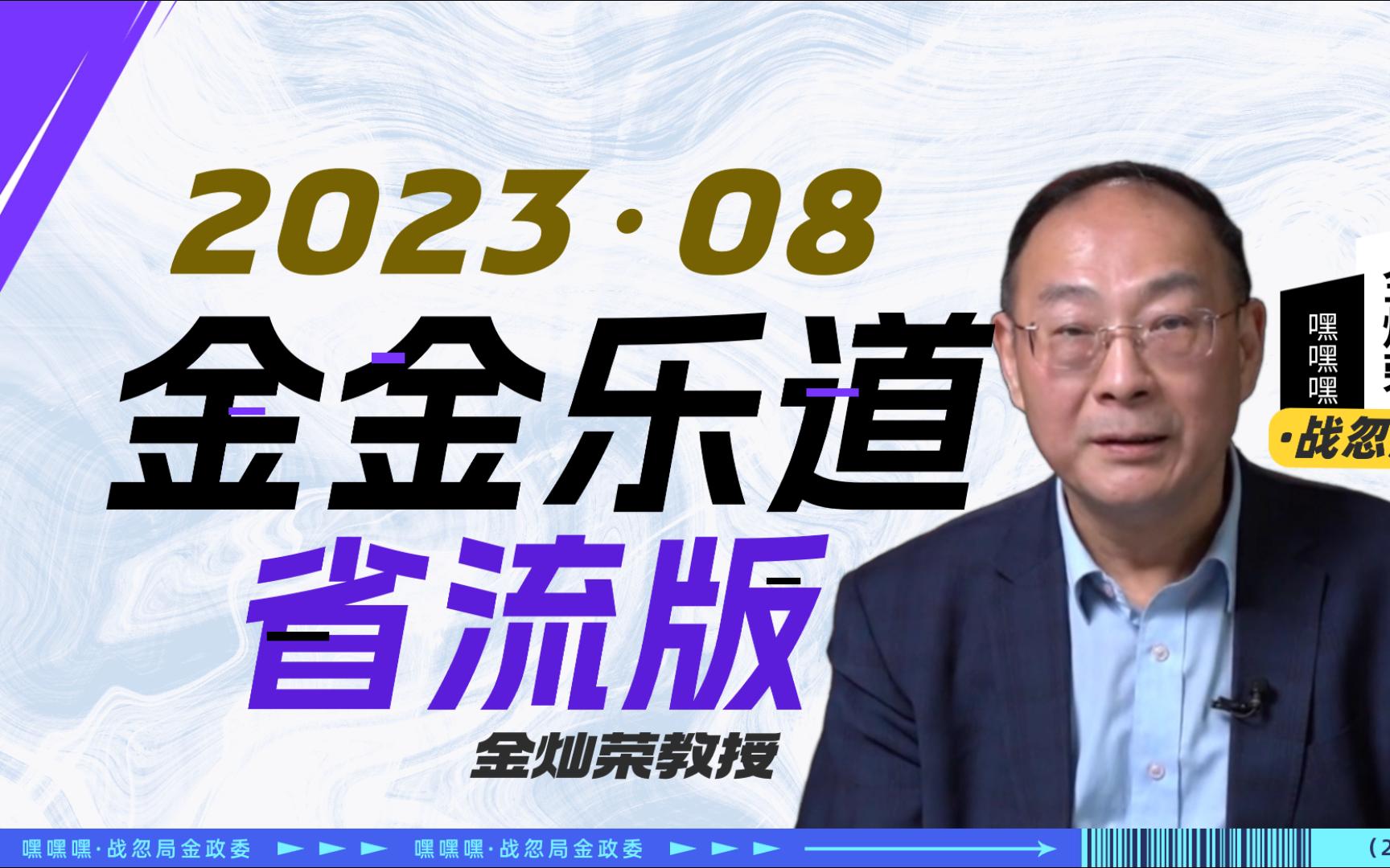 【金金乐道省流版】金灿荣教授观点总结2023年8月哔哩哔哩bilibili