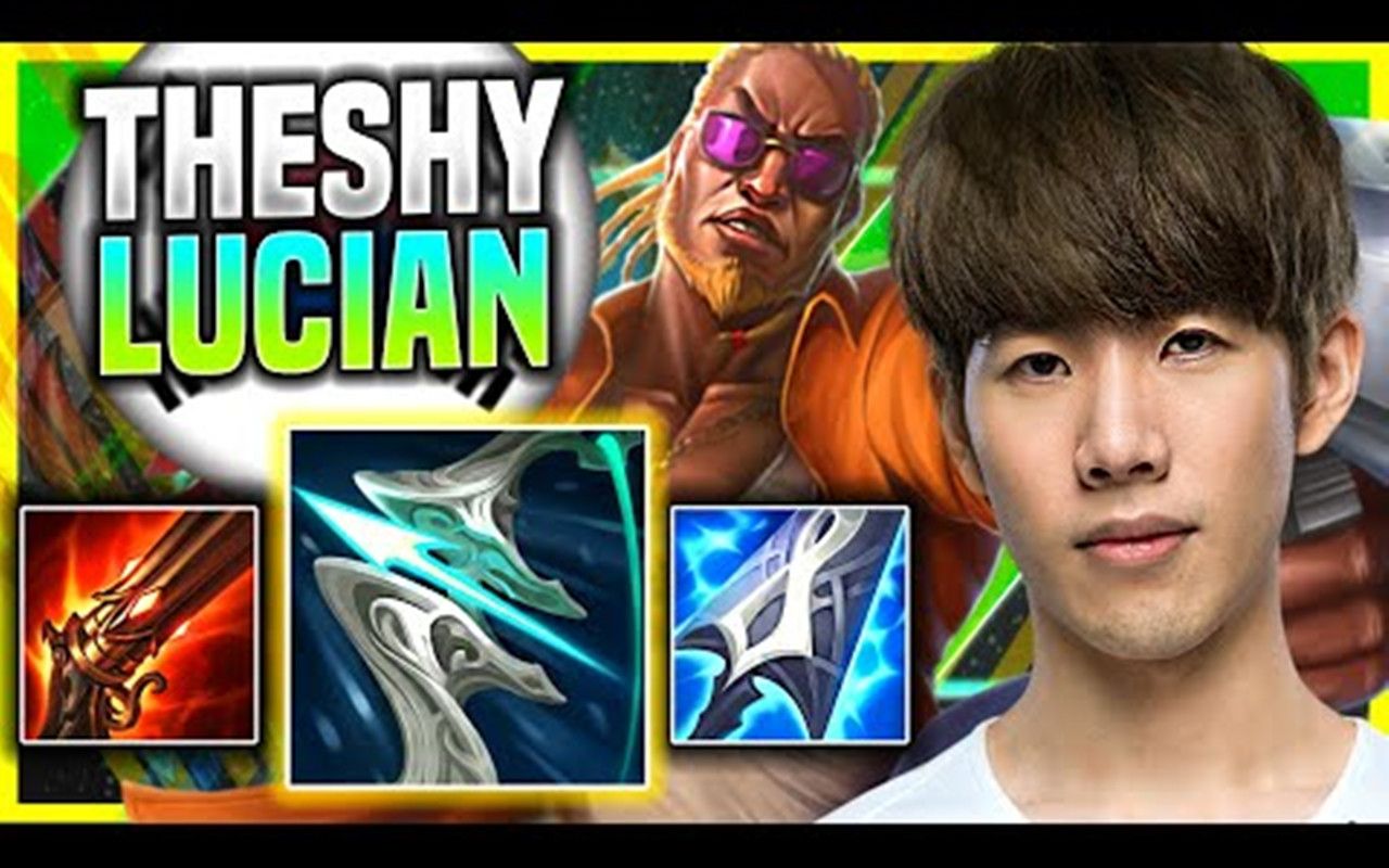 韩服排位 theshy卢锡安 vs 奎恩 [ 上单 ] theshy排位2021.01.04