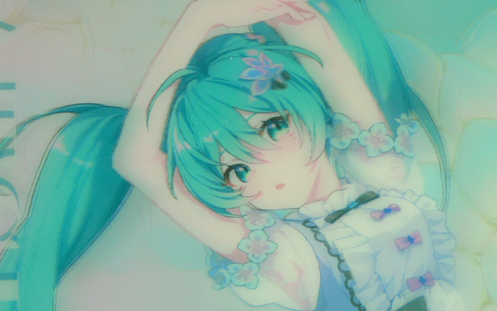 初音未来2023年39感谢祭 花之语系列3d海报