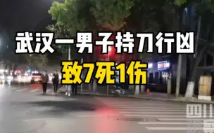 Video herunterladen: 武汉一男子持刀行凶致7人死亡 1人受伤