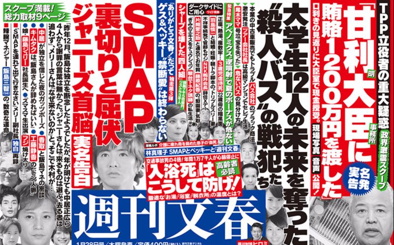 【介绍日本】AKB?杰尼斯?他们养了一群像间谍的记者!——周刊文春【No.212】哔哩哔哩bilibili