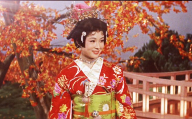 [图]【若尾文子】《初春狸御殿》（1959）片段2 文子这身装扮真是太美了