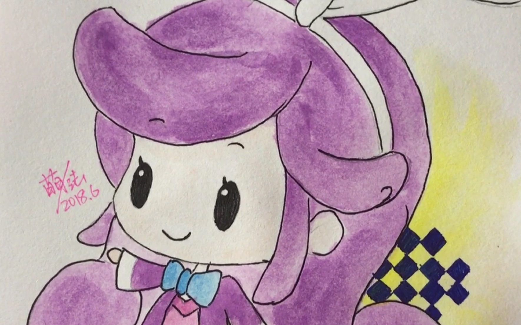 萌法画室小花仙q版千韩水彩动漫