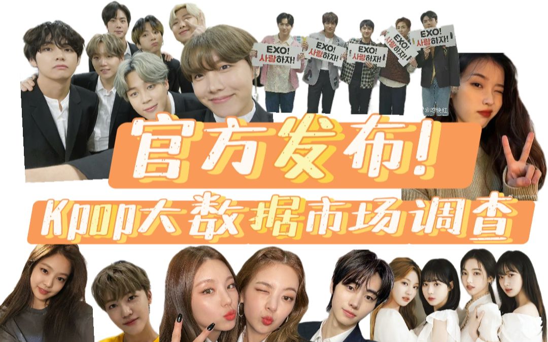 【KPOP】官方数据最新发布!来看谁是2021最火的团体和爱豆!2021韩国爱豆大数据市场调查油管排行!哔哩哔哩bilibili