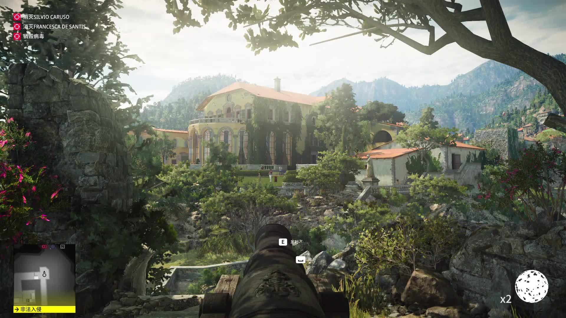 杀手2hitman2萨比恩撒明日世界大师难度只穿西装的沉默刺客软核野路子