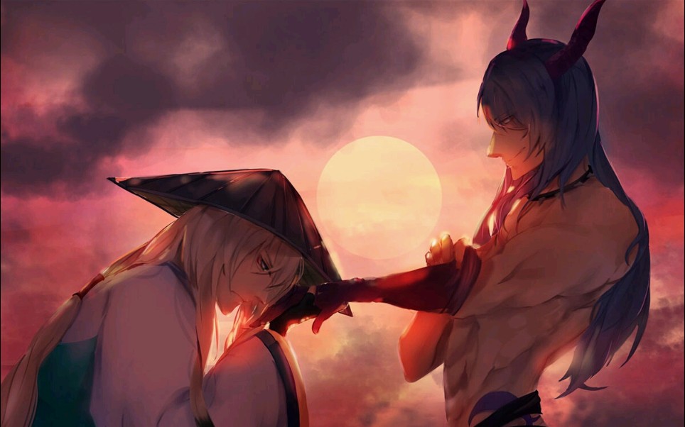 你若是修罗我便陪你一同前往地狱夜叉x青坊主